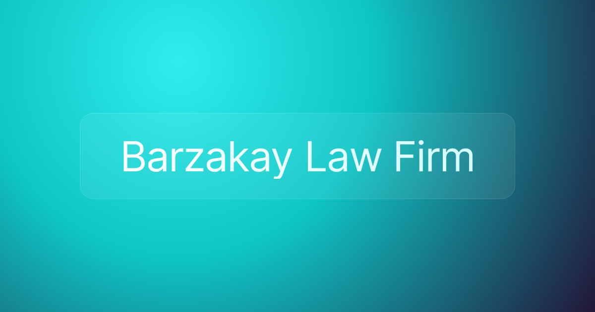 Barzakay Law Firm