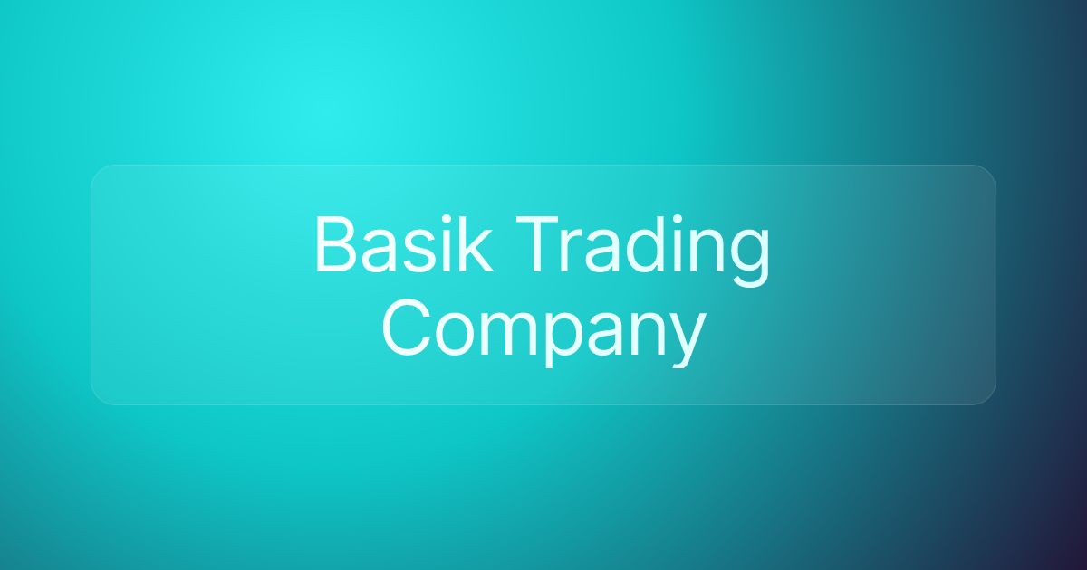 Basik Trading Company