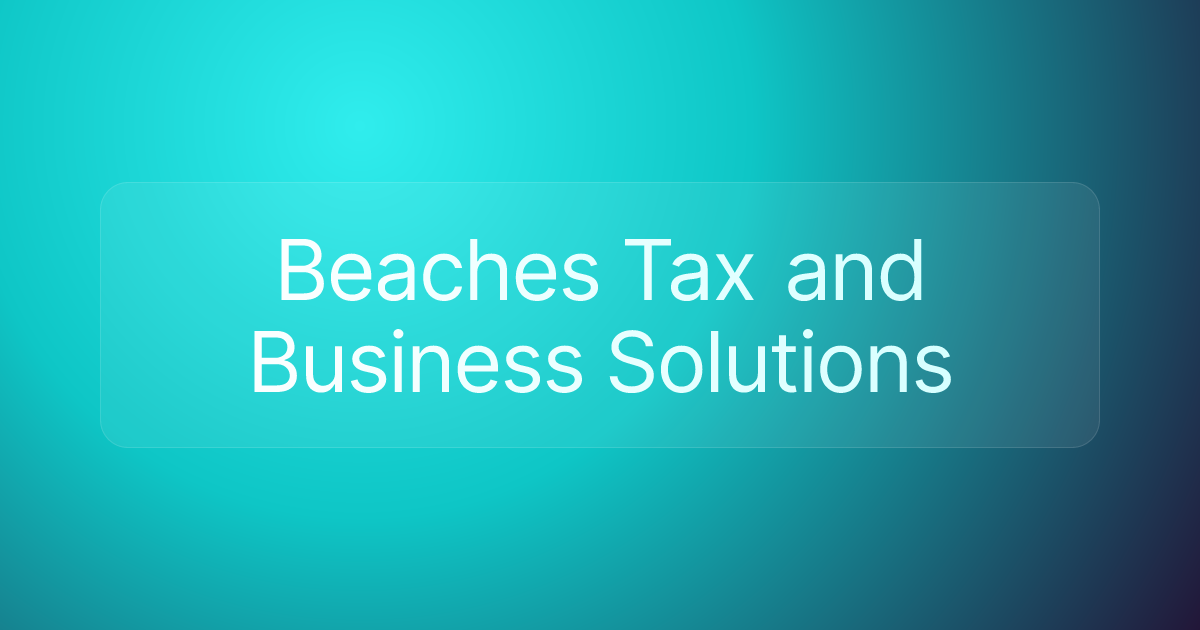 Beaches Tax and Business Solutions