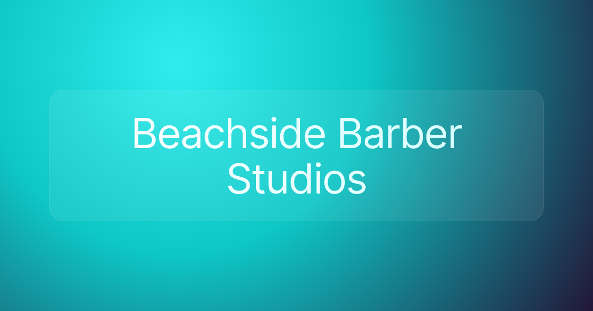 Beachside Barber Studios