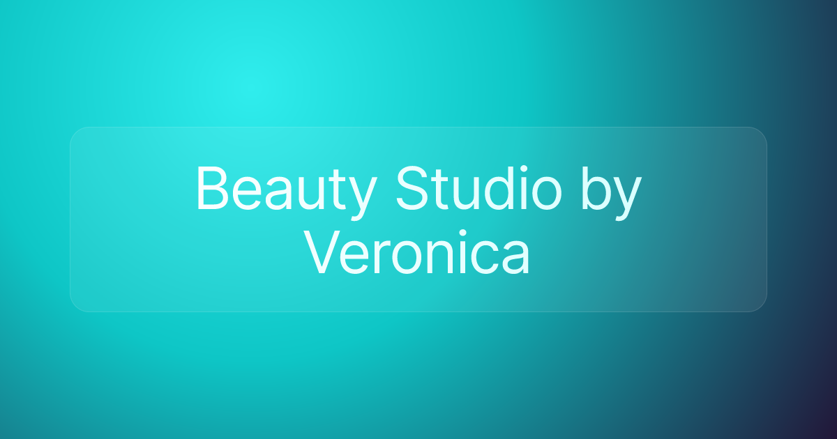 Beauty Studio by Veronica