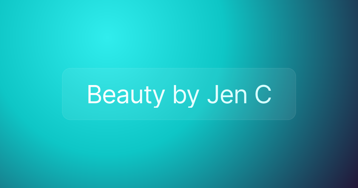 Beauty by Jen C