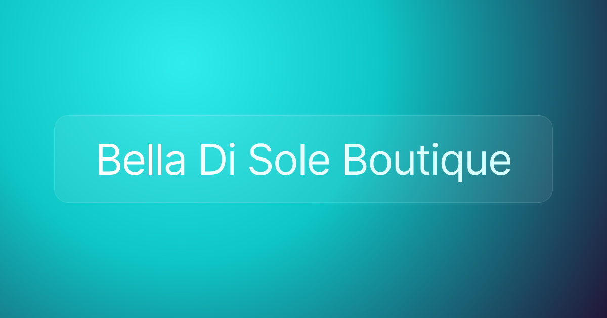 Bella Di Sole Boutique