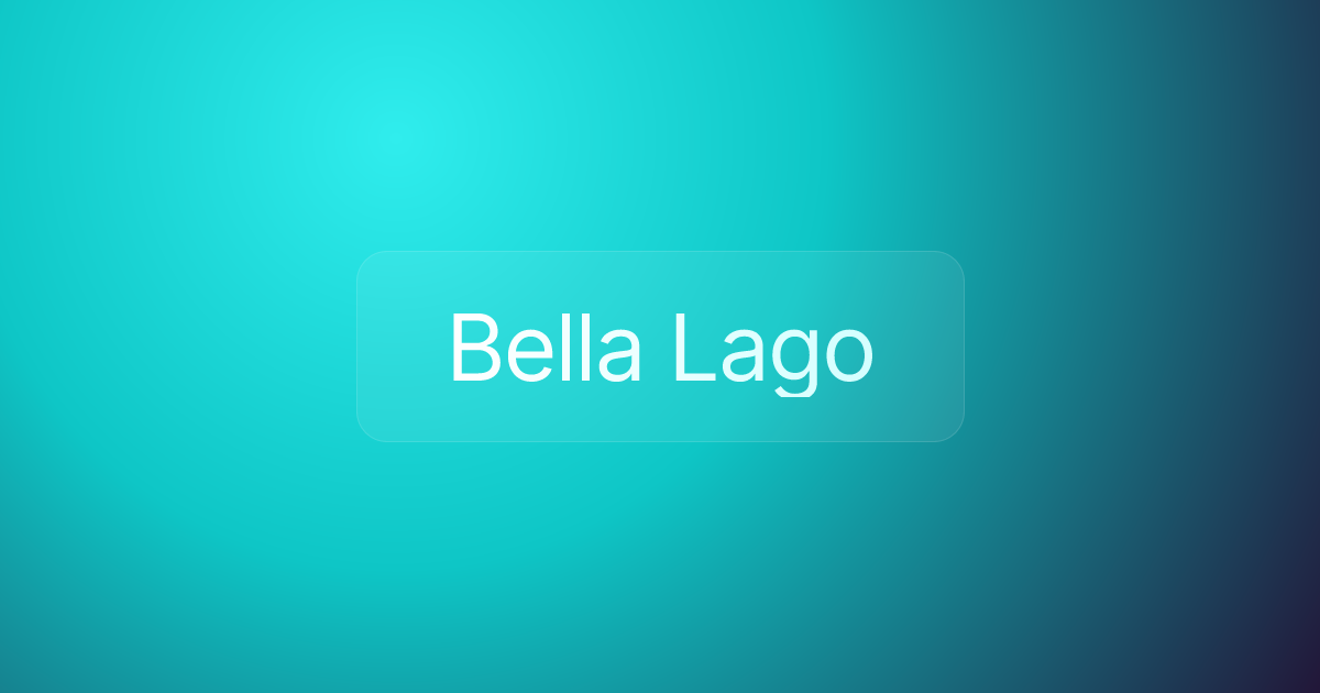 Bella Lago