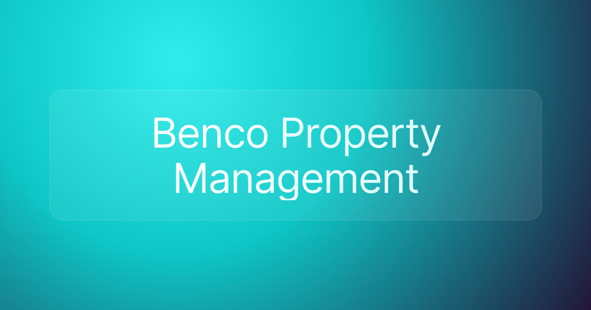 Benco Property Management