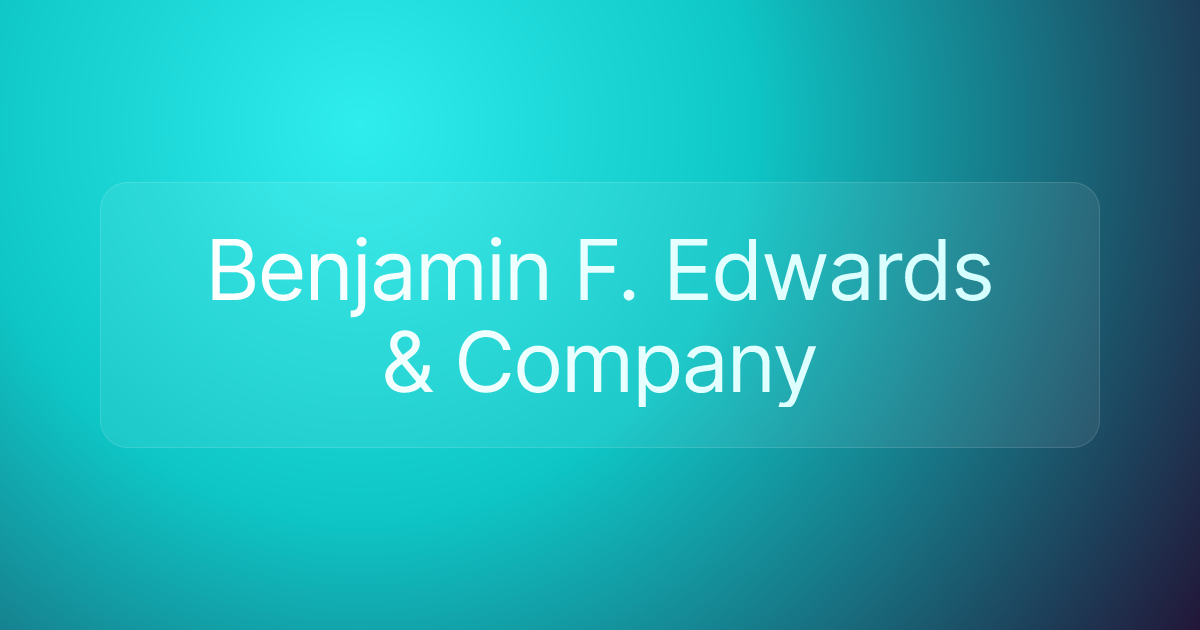 Benjamin F. Edwards & Company