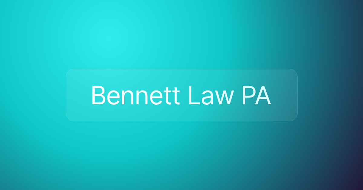Bennett Law PA