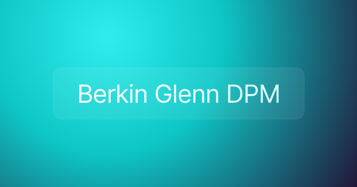 Berkin Glenn DPM