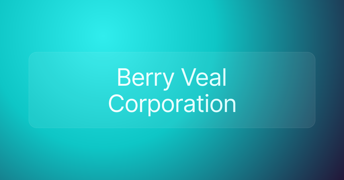 Berry Veal Corporation