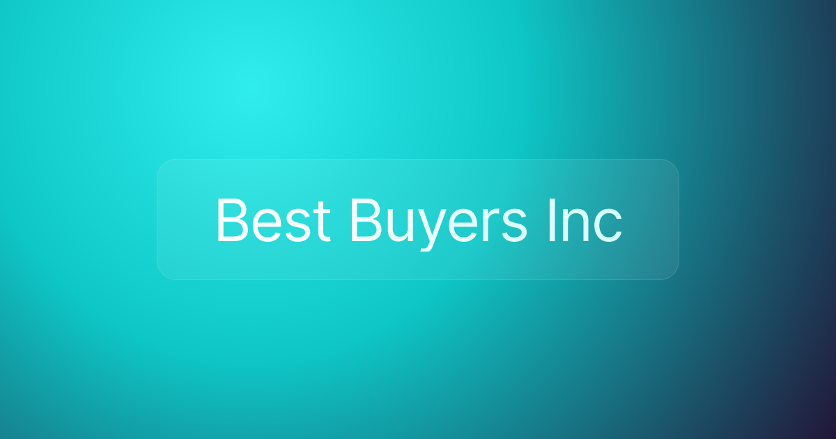 Best Buyers Inc