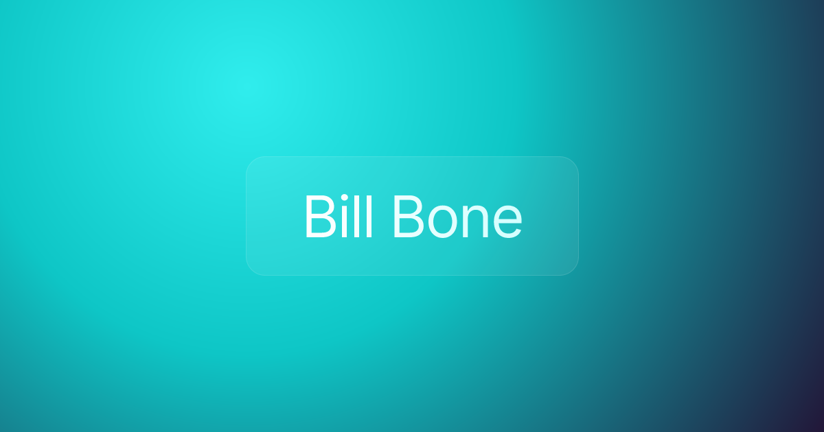 Bill Bone