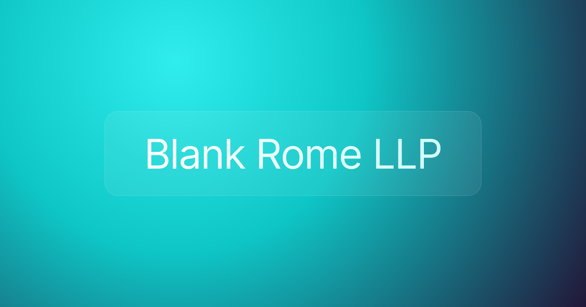 Blank Rome LLP