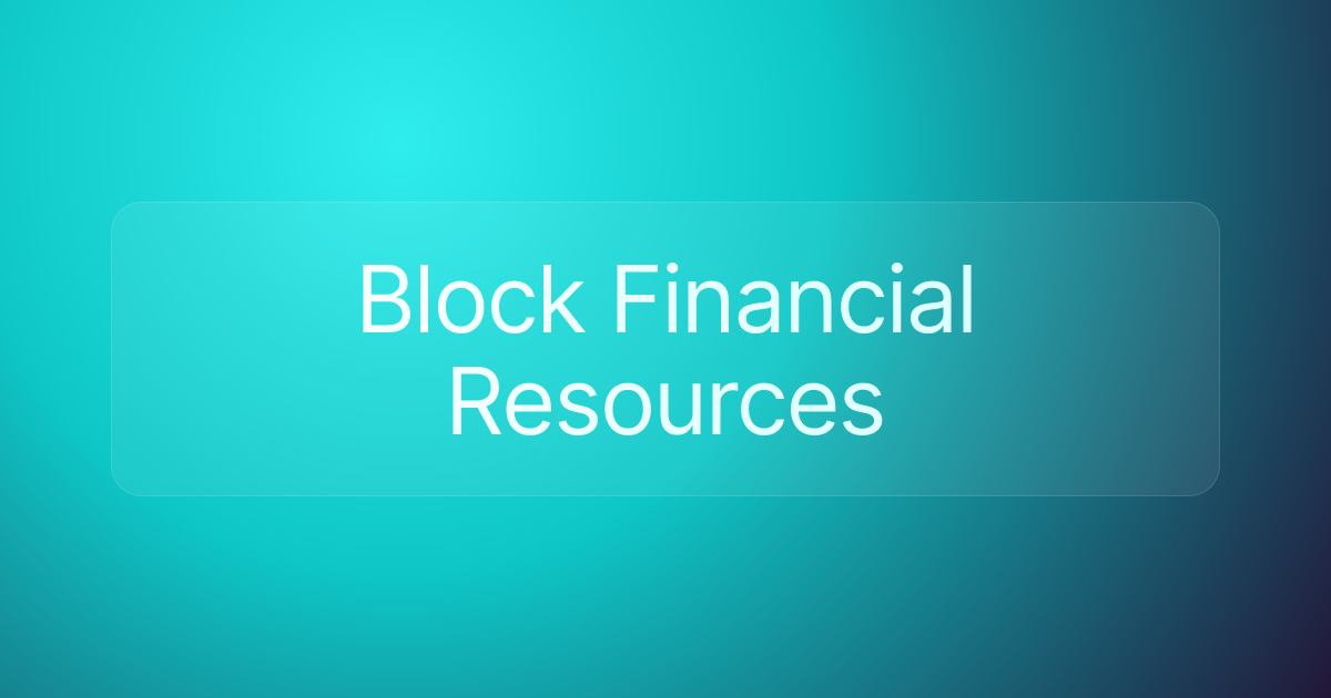 Block Financial Resources