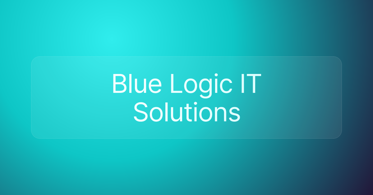 Blue Logic IT Solutions