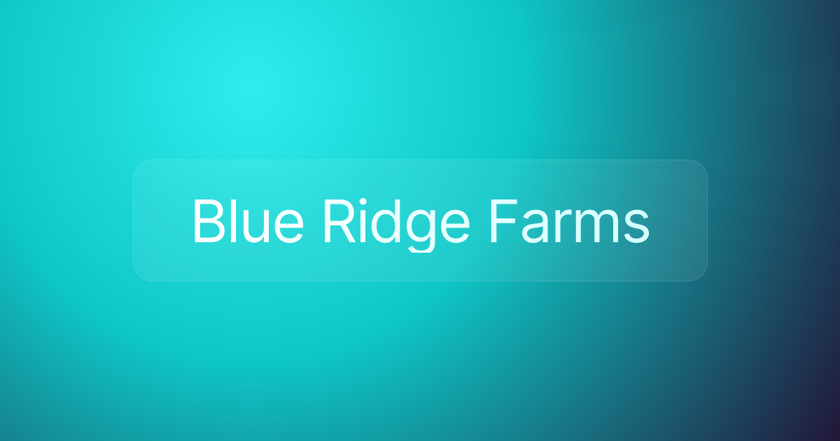 Blue Ridge Farms