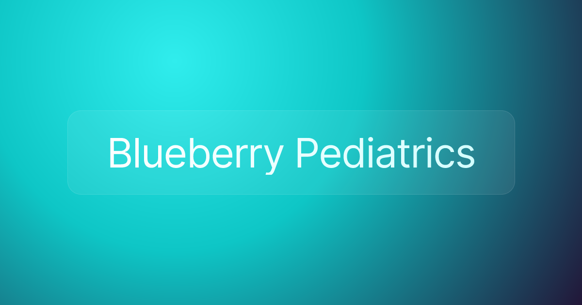 Blueberry Pediatrics