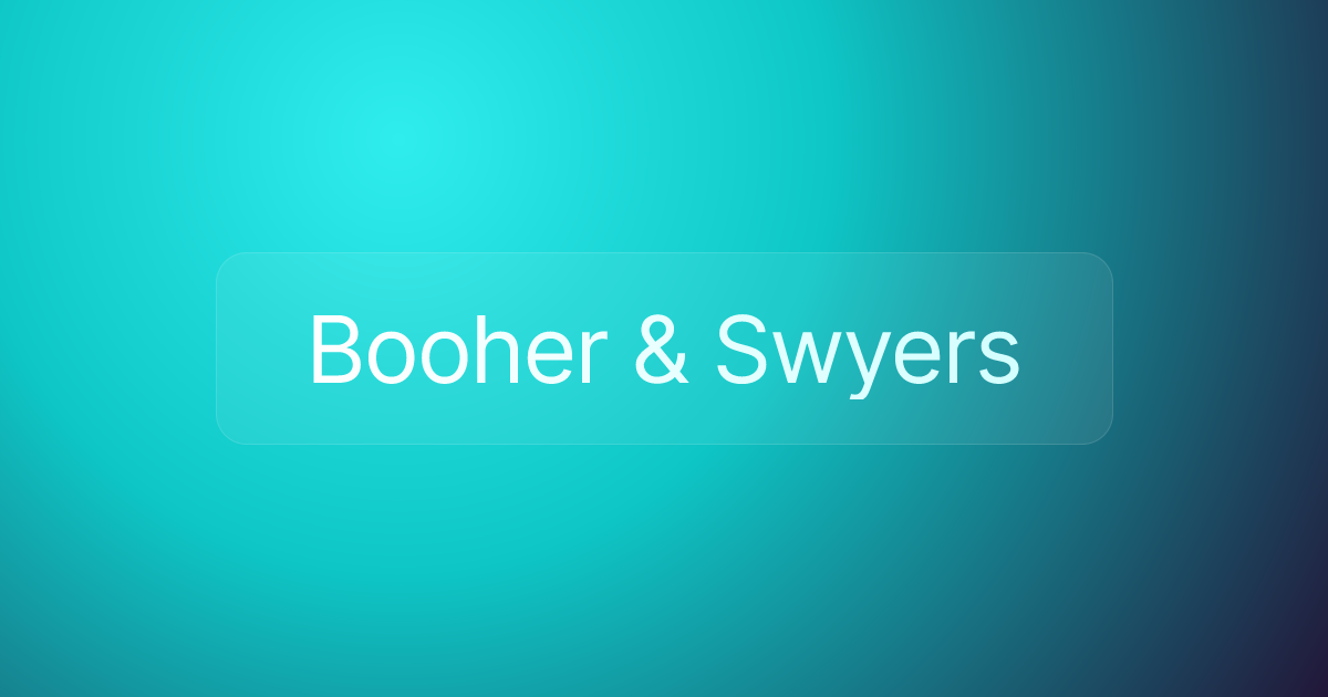 Booher & Swyers