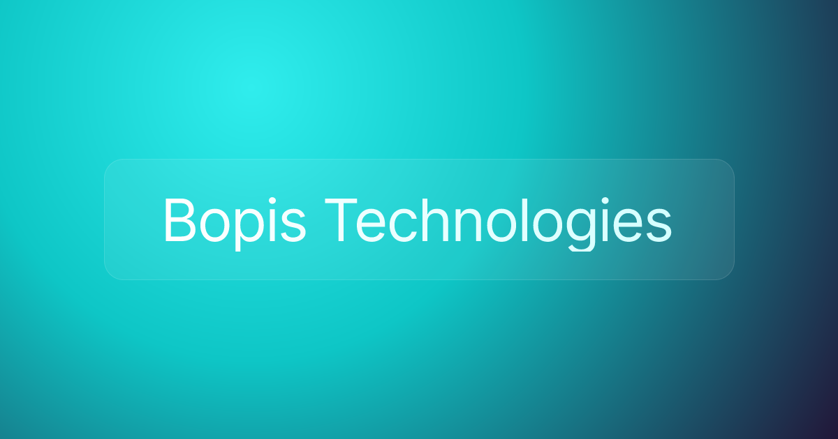 Bopis Technologies
