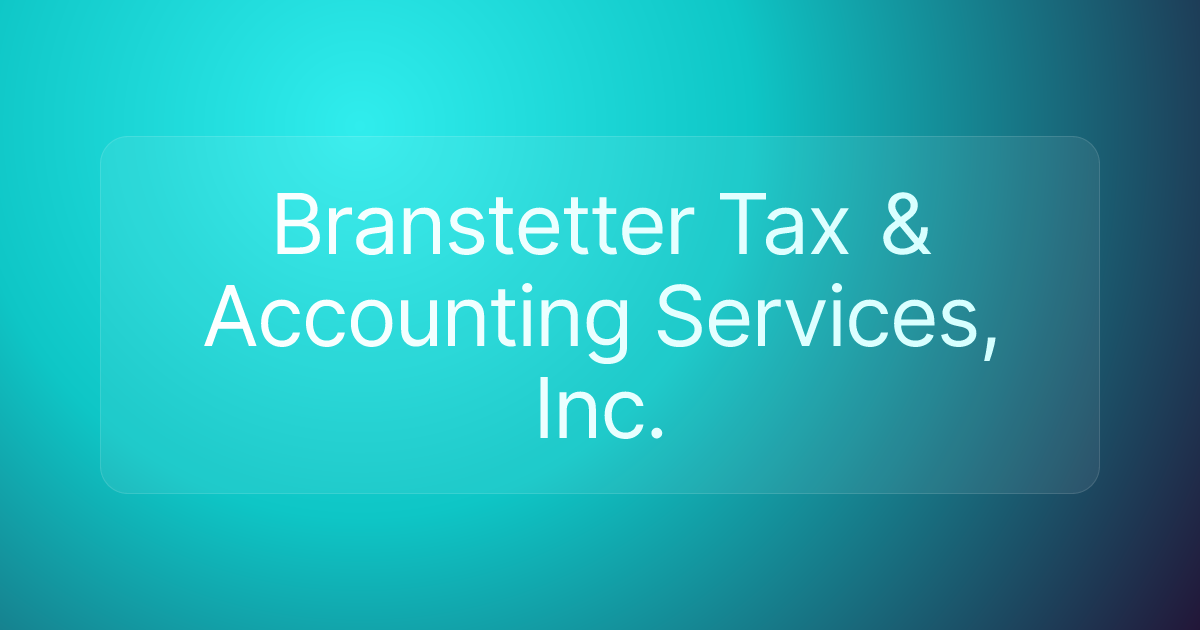 Branstetter Tax & Accounting Services, Inc.