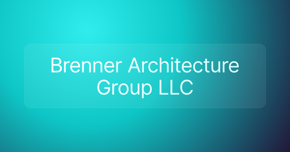 Brenner Architecture Group LLC