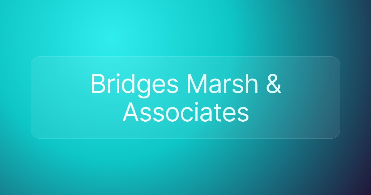 Bridges Marsh & Associates