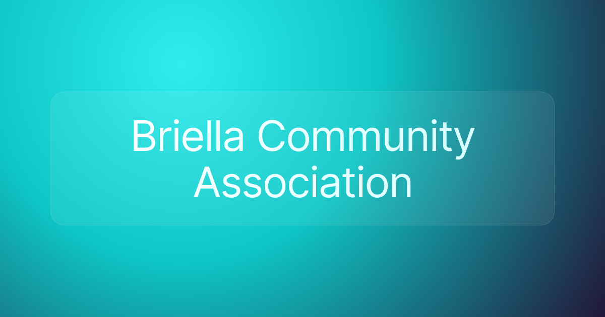 Briella Community Association