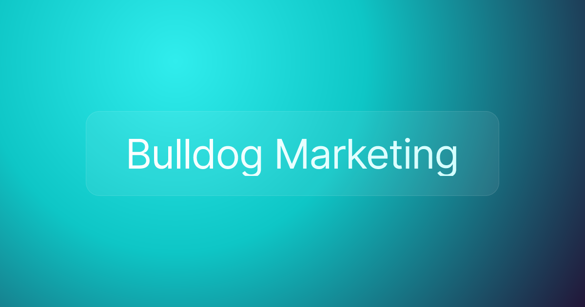 Bulldog Marketing
