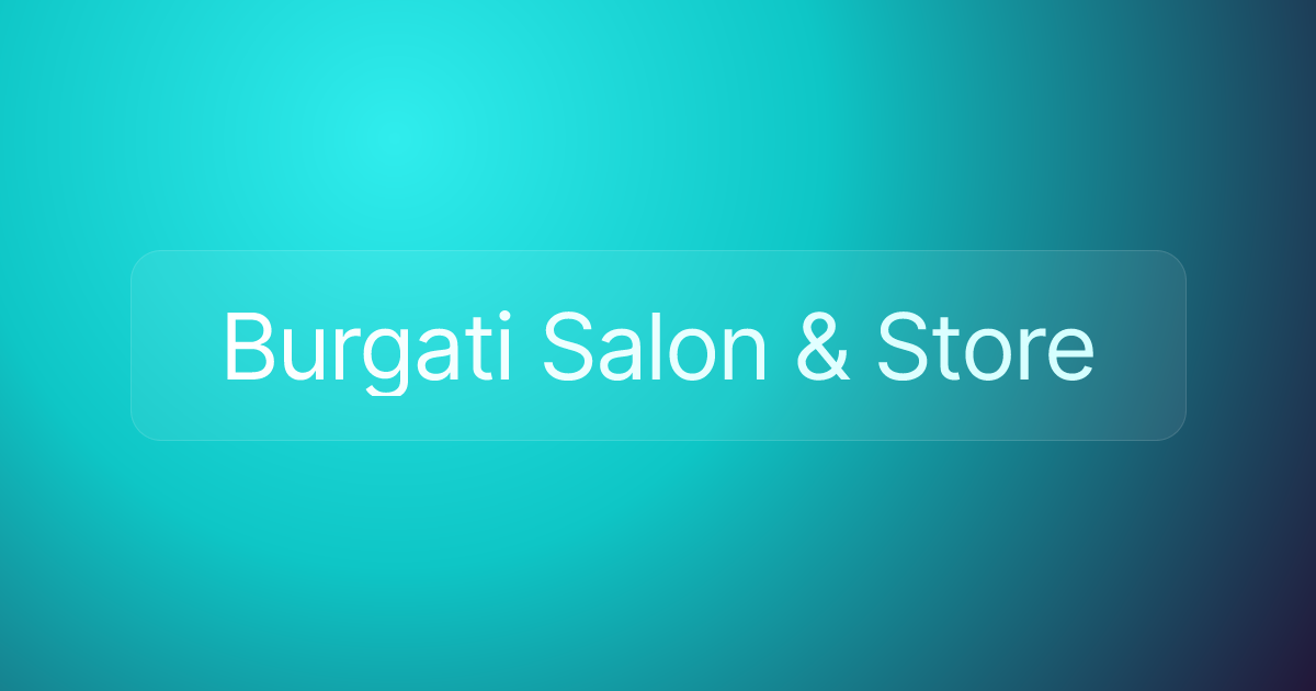 Burgati Salon & Store