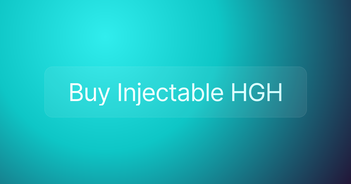 Buy Injectable HGH