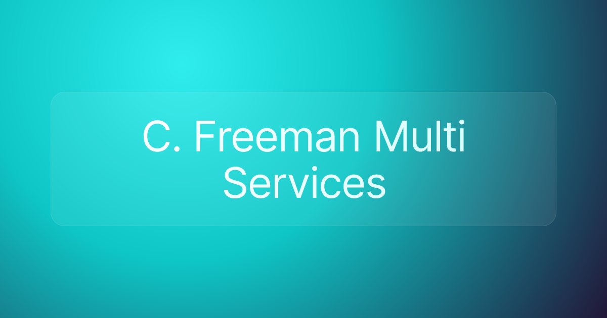 C. Freeman Multi Services