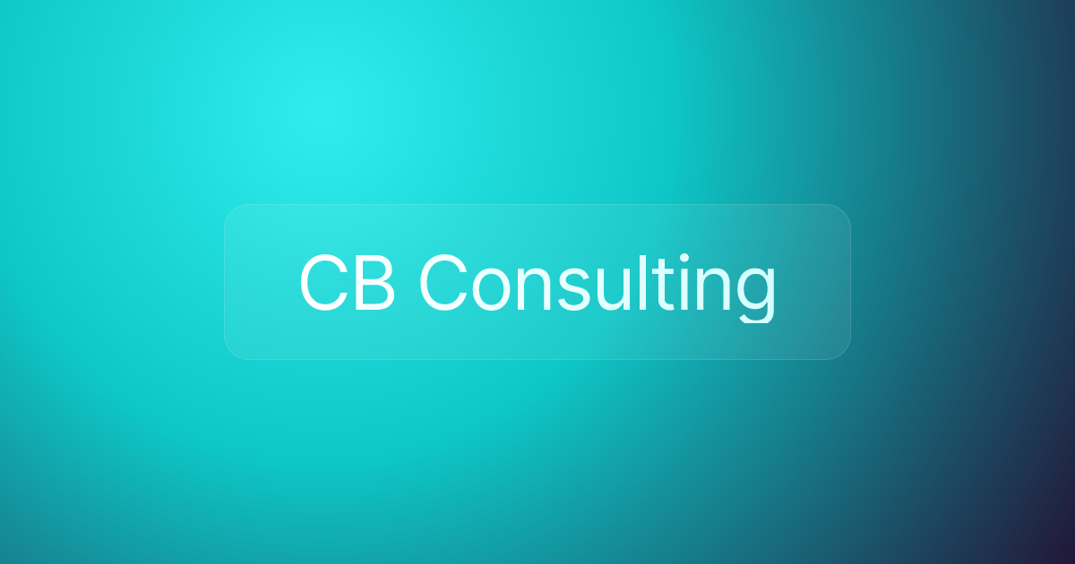 CB Consulting