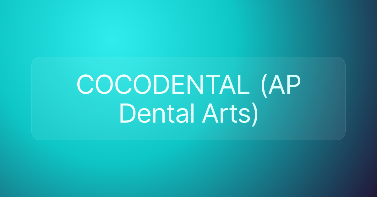 COCODENTAL (AP Dental Arts)