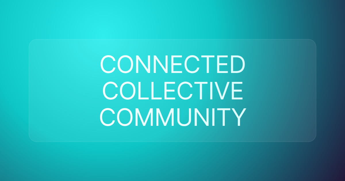CONNECTED COLLECTIVE COMMUNITY