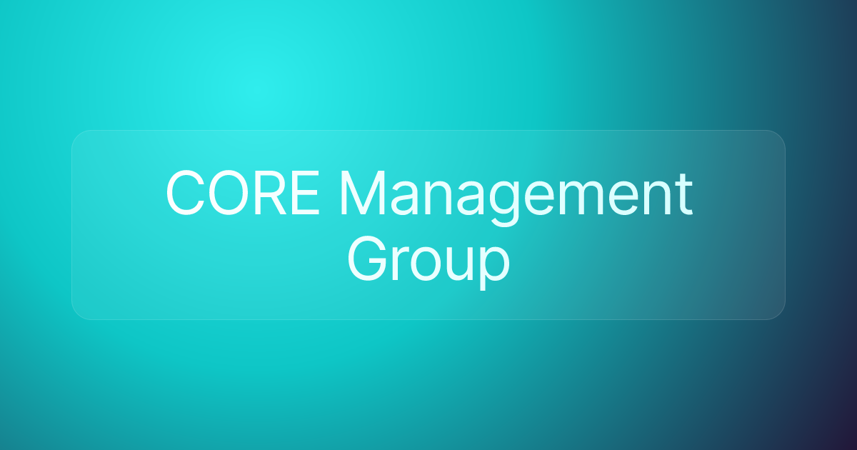 CORE Management Group