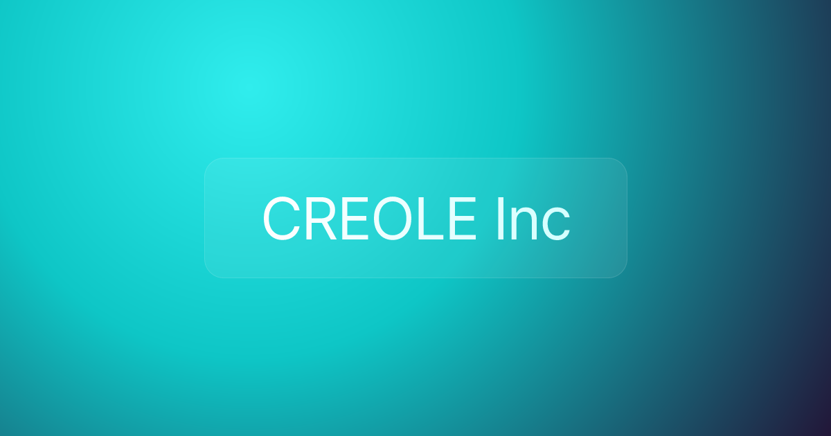 CREOLE Inc