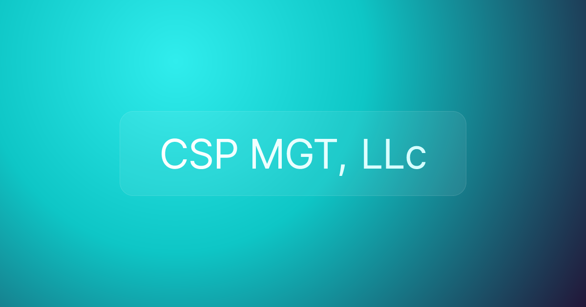 CSP MGT, LLc