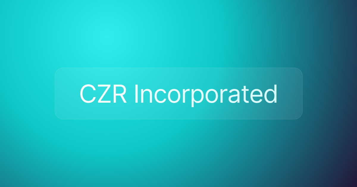 CZR Incorporated