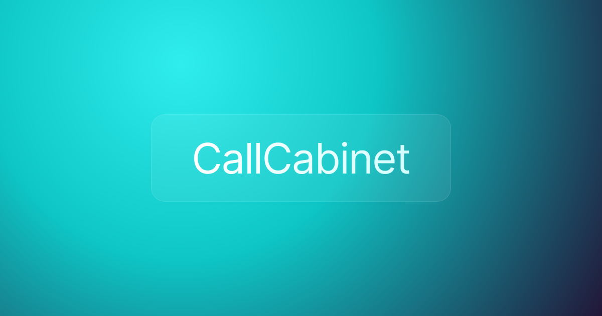 CallCabinet
