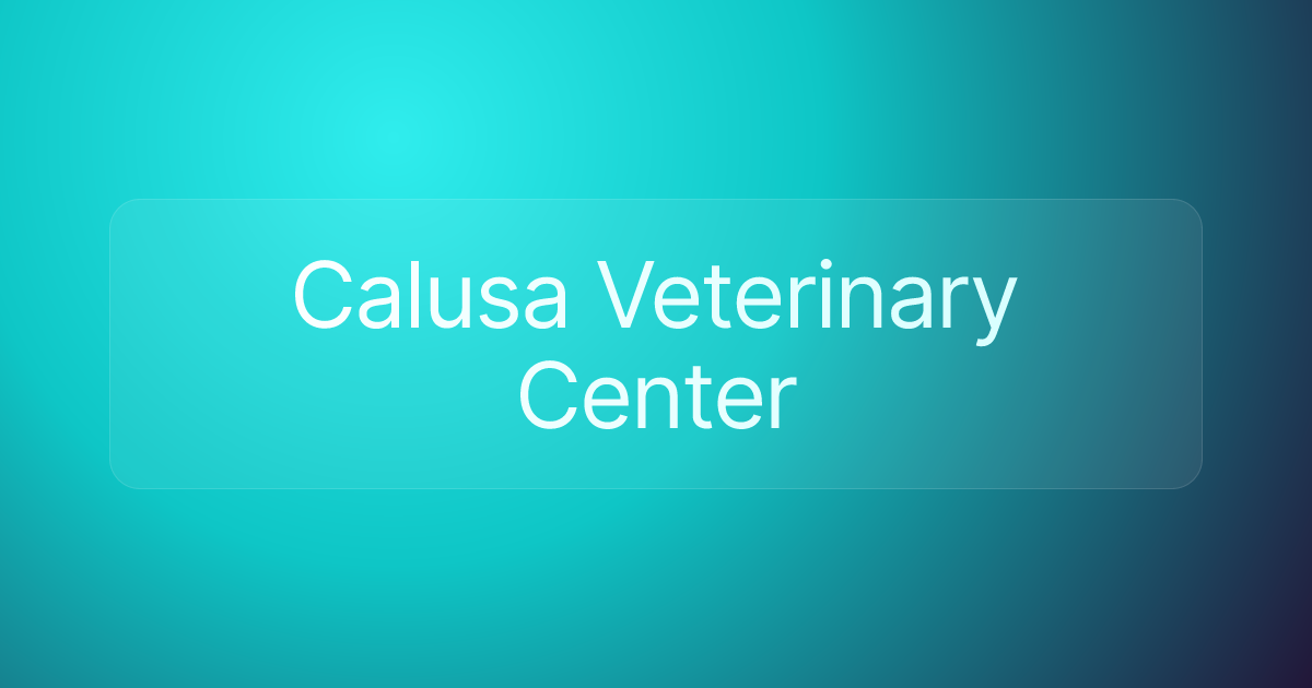 Calusa Veterinary Center