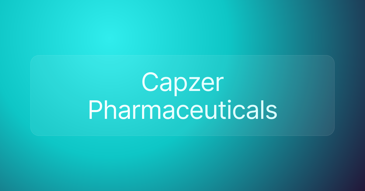 Capzer Pharmaceuticals