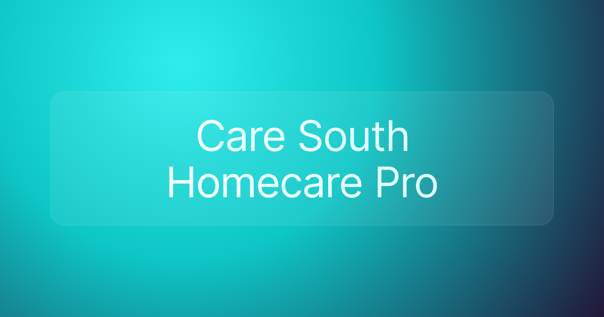 Care South Homecare Pro