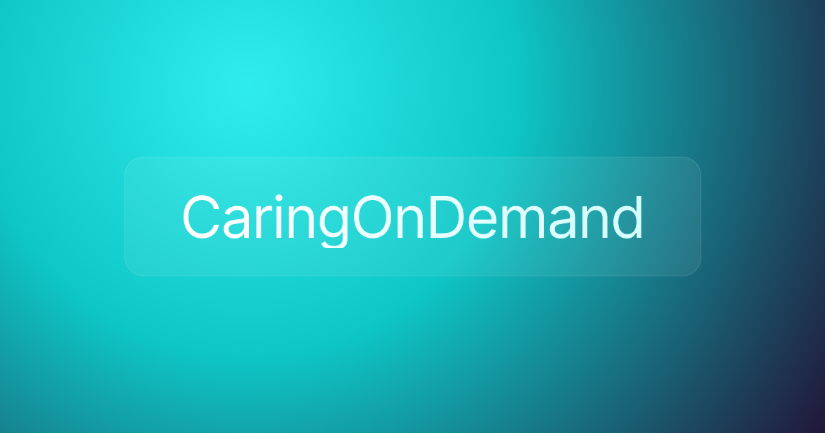 CaringOnDemand