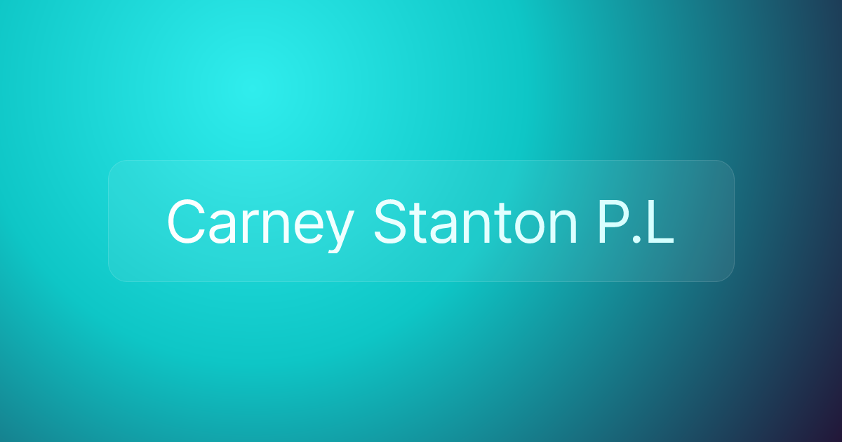 Carney Stanton P.L