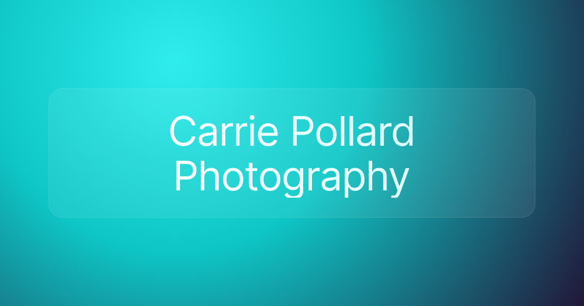 Carrie Pollard Photography
