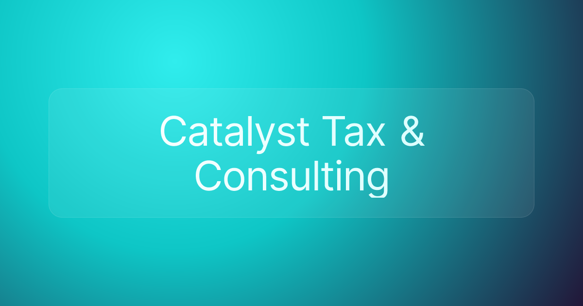 Catalyst Tax & Consulting