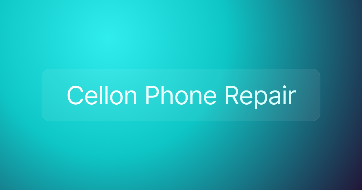 Cellon Phone Repair