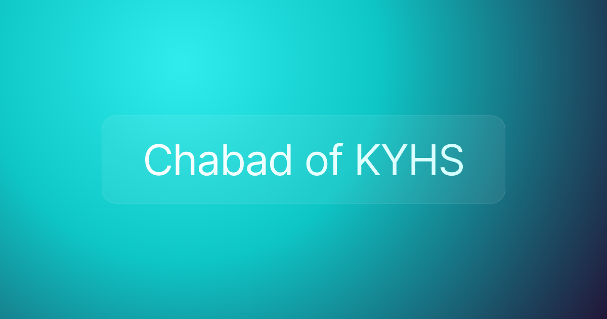 Chabad of KYHS