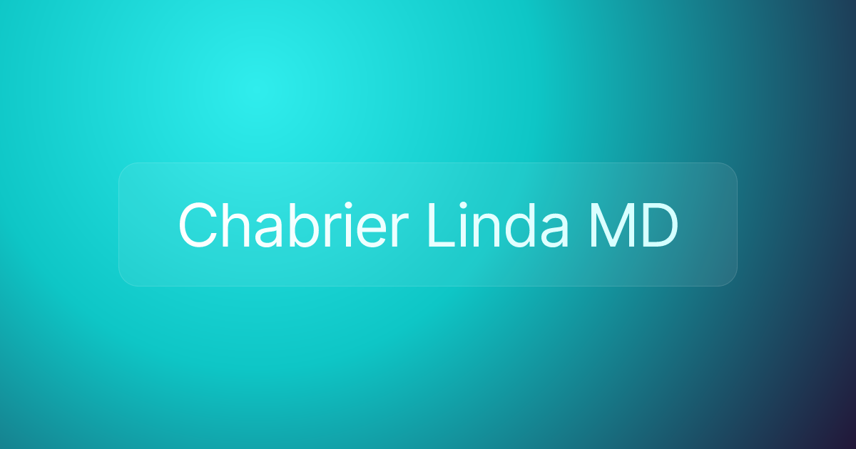 Chabrier Linda MD
