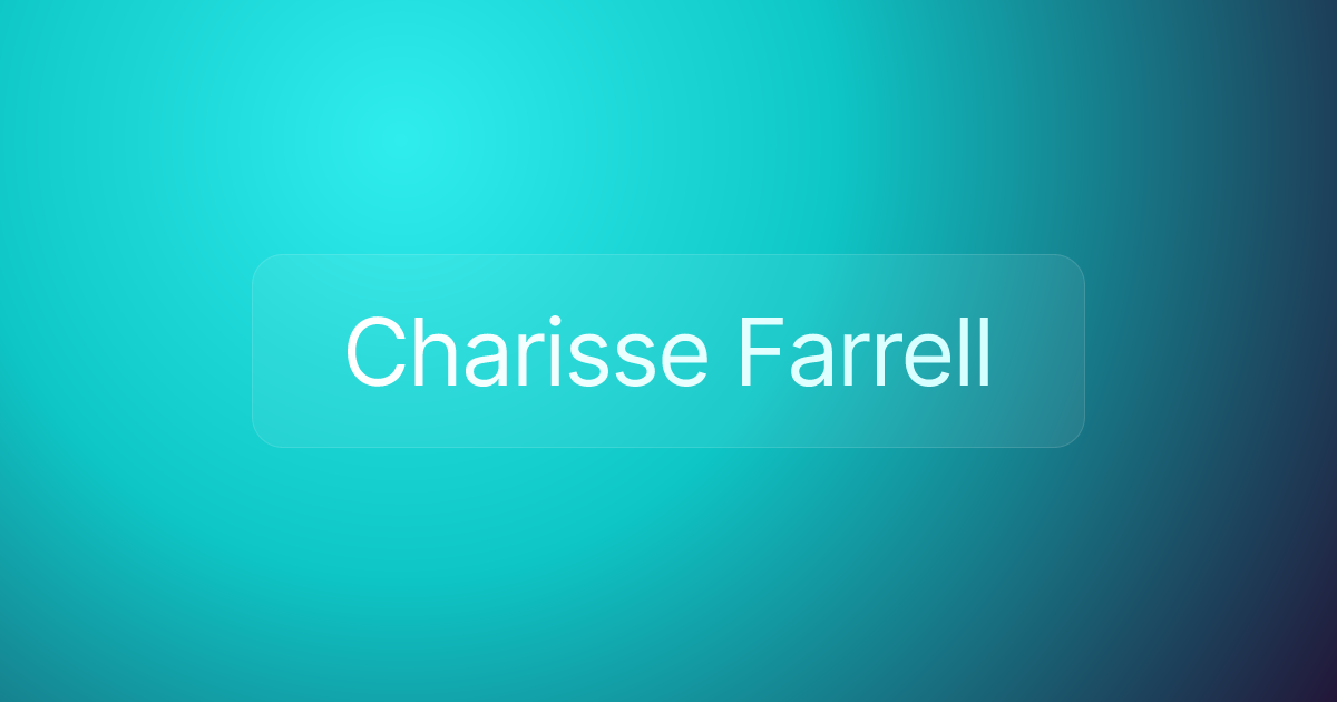 Charisse Farrell