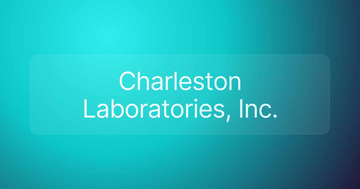 Charleston Laboratories, Inc.